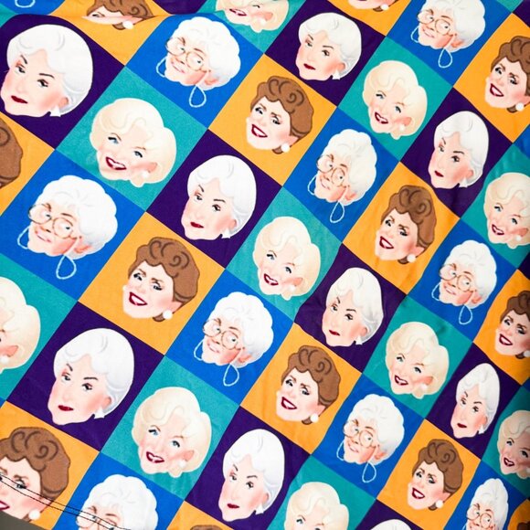 Golden Girls Print Buttery Soft Skater Style Skirt M/L - Picture 4 of 5